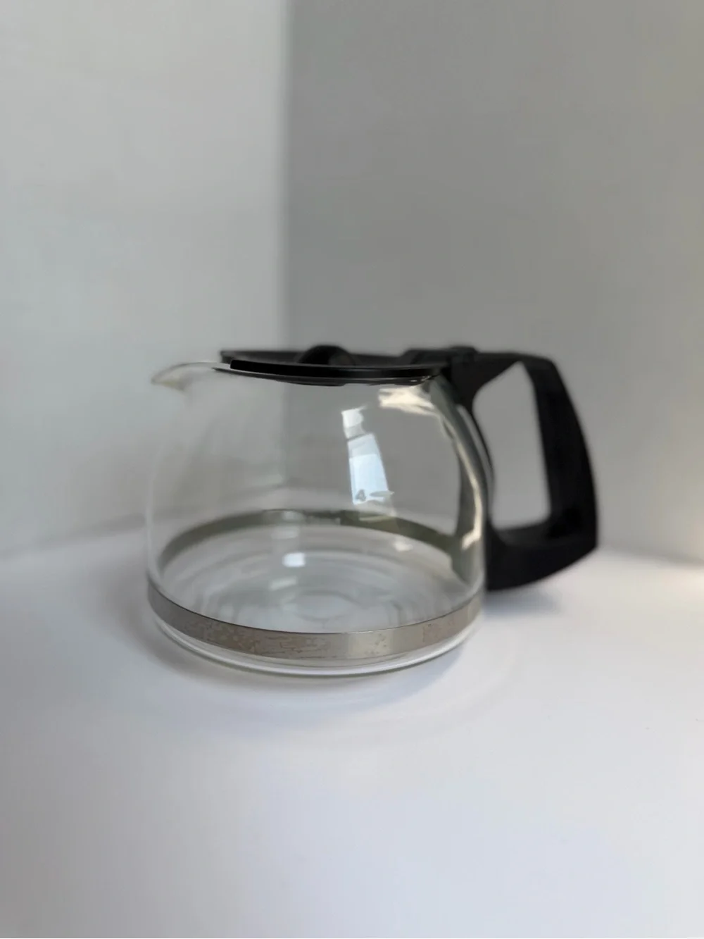 Mr Coffee 4-5 Cup Glass Replacement Carafe Black Handle Coffee Pot Clear